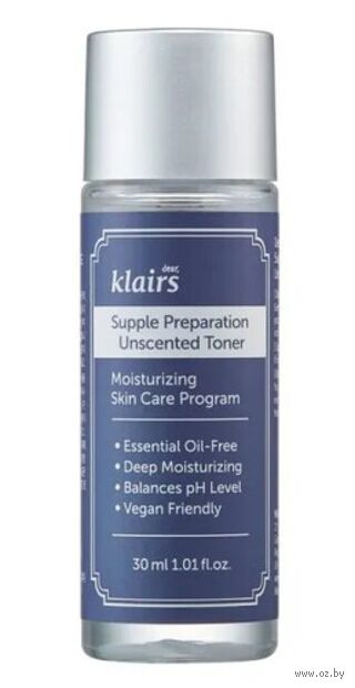 Тонер для лица "Supple Preparation Unscented Toner" (30 мл) — фото, картинка