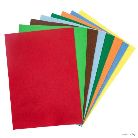 Фетр листовой мягкий "Astra&Craft" (20х30 см; 8 листов) — фото, картинка