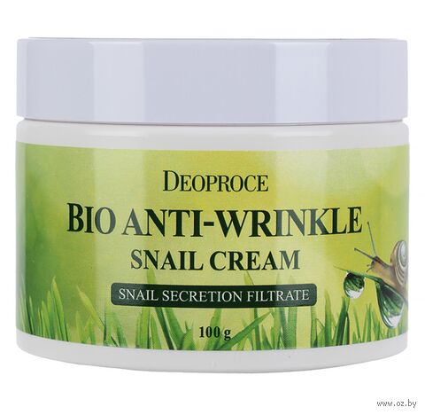 Крем для лица "Против морщин. С муцином улитки" (100 г) — фото, картинка