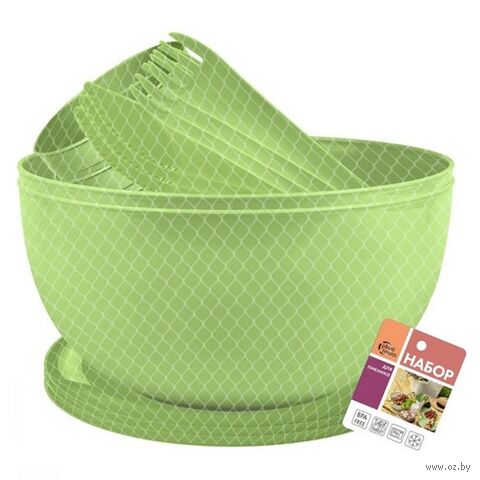 Набор посуды для пикника "Plast Team" (14 предметов; салатовый) — фото, картинка