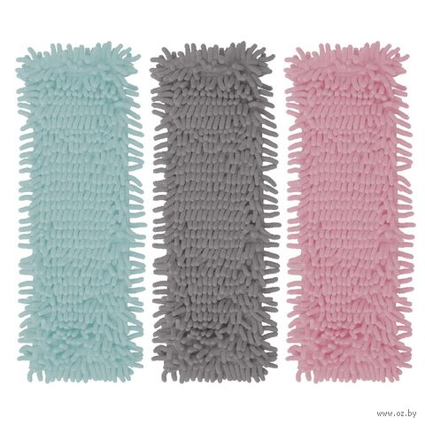 Насадка для швабры сменная из микрофибры "Ни соринки" (42х14 см) — фото, картинка