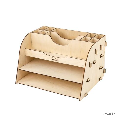 Сборная деревянная модель "Органайзер. Тип 8" — фото, картинка