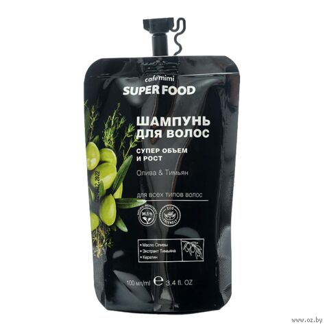 Шампунь для волос "Супер объём и рост. Олива и Тимьян" (100 мл) — фото, картинка