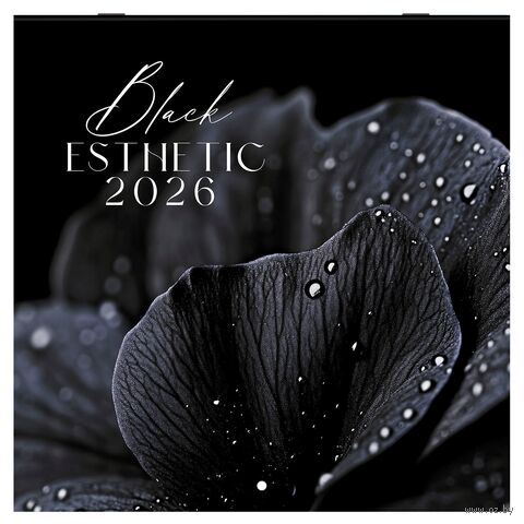 Календарь настенный на 2026 год "Black esthetic" (28,5х28,5 см) — фото, картинка