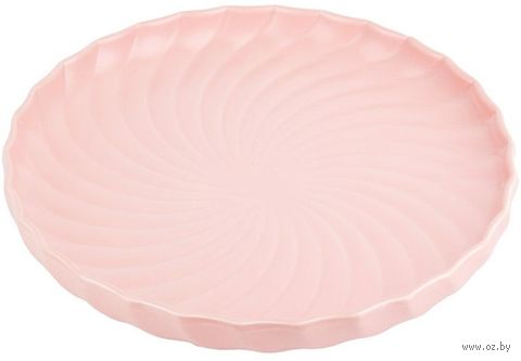Тарелка фарфоровая "Fresh Taste. Light pink" (210 мм) — фото, картинка