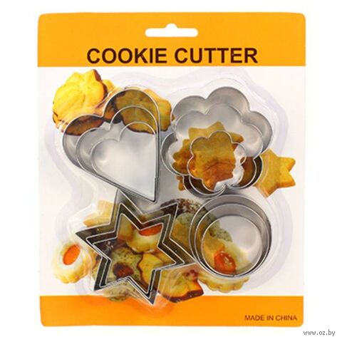 Набор форм для печенья "Ассорти" (12 шт.) — фото, картинка