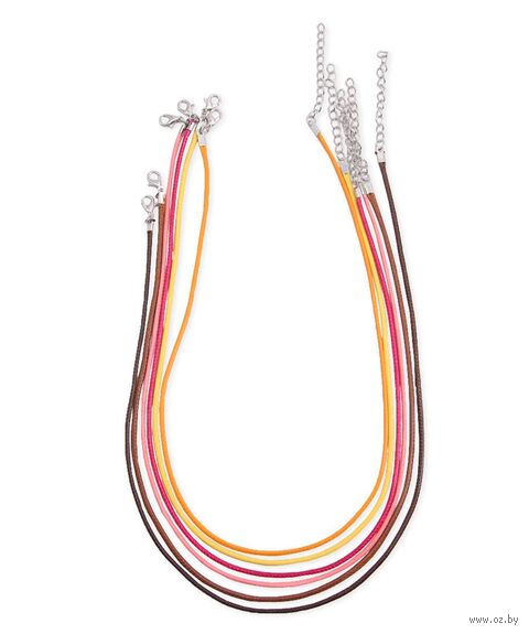 Набор шнурков для украшений (6 шт.; желто-коричневый) — фото, картинка