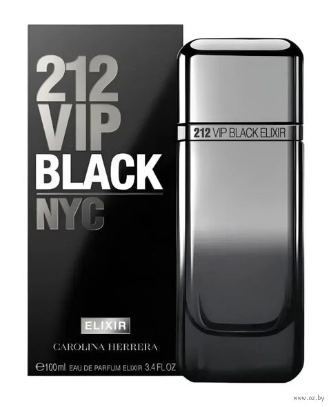 Парфюмерная вода для мужчин "212 Vip Black Elixir" (50 мл) — фото, картинка