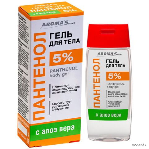 Гель для лица и тела "Пантенол 5% с алоэ вера" (100 мл) — фото, картинка
