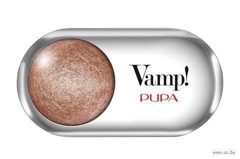 Тени для век запеченные "Vamp! Wet and Dry Radiant Baked Eyeshadow" тон: 402, розовое золото — фото, картинка