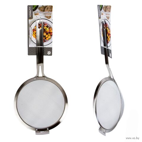 Сито металлическое с ручкой "Market Union" (377х180 мм) — фото, картинка