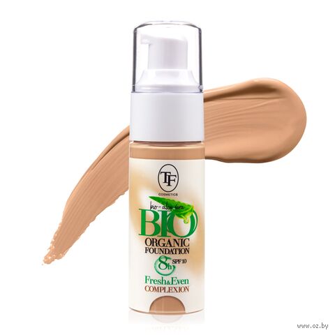 Тональный крем для лица "Bio Organic Foundation" SPF 10 тон: 04, бежевый — фото, картинка