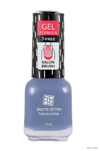 Лак для ногтей "Gel Formula" тон: 30, серо-сининй — фото, картинка