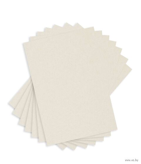 Фетр листовой мягкий (20х30 см; молочный; 10 листов) — фото, картинка