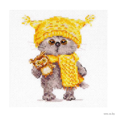 Набор для вышивания "Басик малыш Сова" (100х120 мм) — фото, картинка
