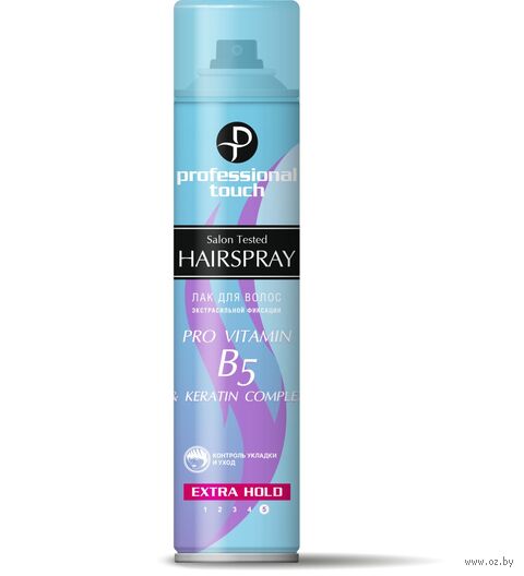 Лак для волос "Pro vitamin B5 & keratin complex. Экстрасильная фиксация" (265 мл) — фото, картинка