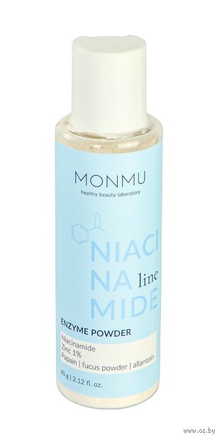 Энзимная пудра для умывания "С ниацинамидом, цинком 1% и папаином" (60 г) — фото, картинка