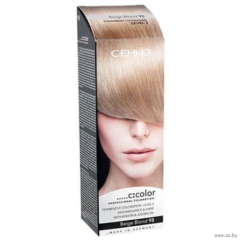 Крем-краска для волос "C:COLOR" тон: 98, бежевый блондин — фото, картинка