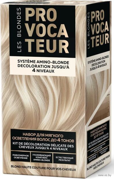 Набор для блондирования волос "Provocateur Soft" (175 мл) — фото, картинка