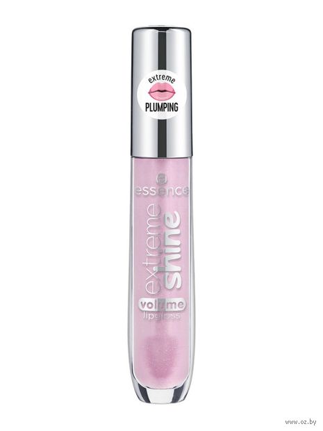 Блеск для губ "Extreme shine volume" тон: 102, прозрачно-розовый с ментолом — фото, картинка