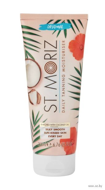 Лосьон для постепенного загара "Увлажняющий. С маслом кокоса" (200 мл) — фото, картинка