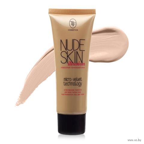 Тональный крем для лица "Nude Skin Illusion" тон: 106, розово-бежевый — фото, картинка
