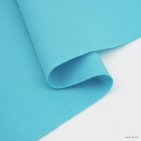 Фетр листовой мягкий "Hemline Hobby №30" (30х45 см; темно-бирюзовый; 10 листов) — фото, картинка