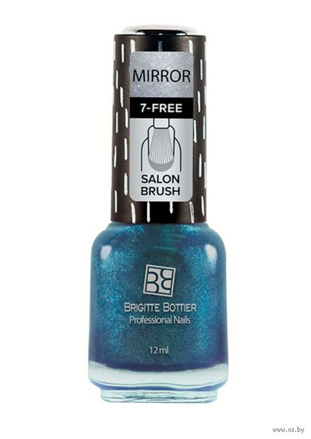 Лак для ногтей "Mirror" тон: 08, синяя сталь — фото, картинка