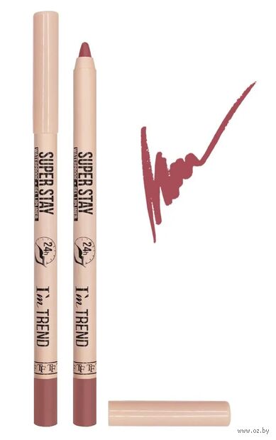 Карандаш для губ "I'm Trend. Super Stay" тон: 002, нейтральный розовый — фото, картинка
