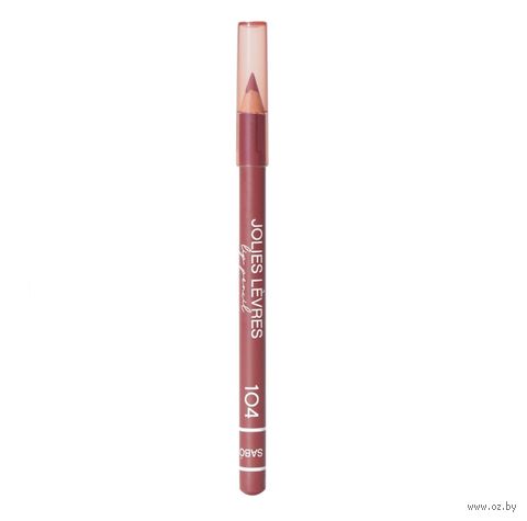 Карандаш для губ "Jolies Levres" тон: 104, светлый коричневый — фото, картинка