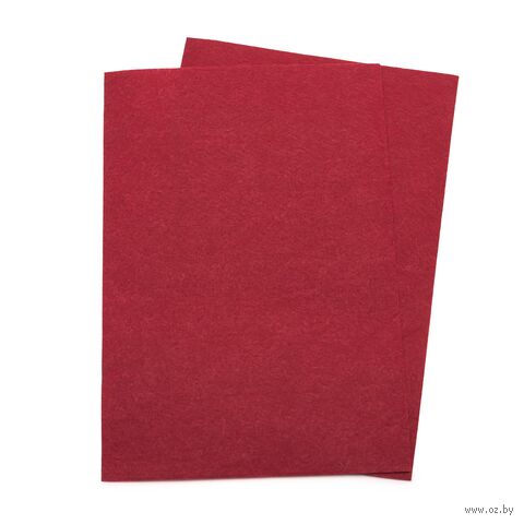 Фетр листовой жёсткий "Айрис" (20х30 см; бордо; 2 листа) — фото, картинка