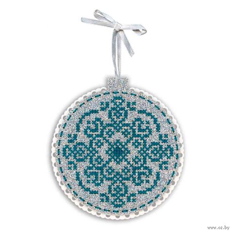 Набор для вышивания на перфорированном фетре "Морозный узор" (100х110 мм) — фото, картинка