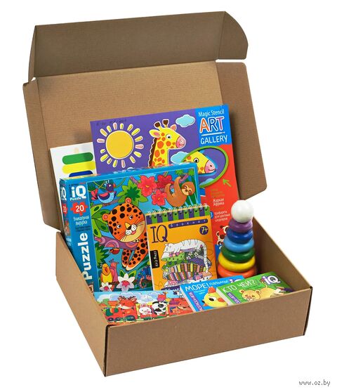 Посылка. Большой комплект IQ-игр для развития творческого мышления — фото, картинка